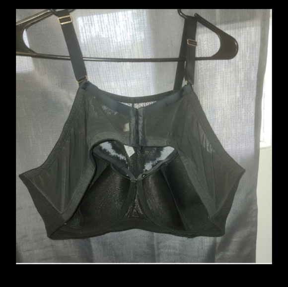 🍁🍂Fan-Lace High-Neck French Balconette Bra 46c - Picture 5 of 6